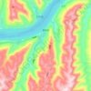 黄柏乡地形图、海拔、地势