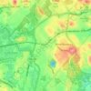 West Roxbury地形图、海拔、地势