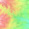 Travis County地形图、海拔、地势