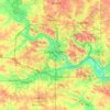Cedar Rapids地形图、海拔、地势
