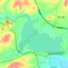 白沙水库地形图、海拔、地势