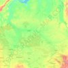 鄂畢河地形图、海拔、地势
