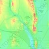 Doña Ana County地形图、海拔、地势