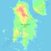 Royal Geographical Society Island地形图、海拔、地势