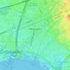 Δημοτική Ενότητα Μοσχάτου地形图、海拔、地势