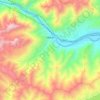 卡热乡地形图、海拔、地势