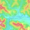 Тында地形图、海拔、地势