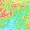 密云区地形图、海拔、地势