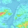 厦门港地形图、海拔、地势