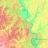 呼玛镇地形图、海拔、地势