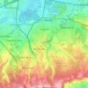 Sevenoaks地形图、海拔、地势