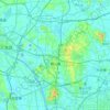 狮山镇地形图、海拔、地势