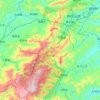 井冈山市地形图、海拔、地势