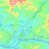 万秀区地形图、海拔、地势
