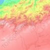 西迪贝勒阿巴斯省地形图、海拔、地势