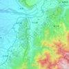 竹山鎮地形图、海拔、地势