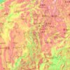 佤邦地形图、海拔、地势