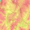 Pineville地形图、海拔、地势