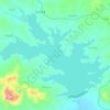 口头水库地形图、海拔、地势