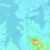梁子镇地形图、海拔、地势