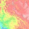 亚利桑那州 / 亞利桑那州地形图、海拔、地势