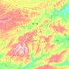 海子地形图、海拔、地势
