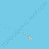 Honolulu County地形图、海拔、地势