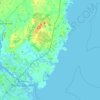 York地形图、海拔、地势