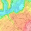 Cartigny地形图、海拔、地势