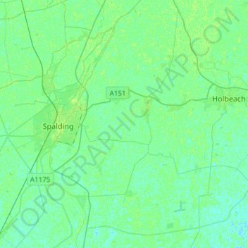 Weston CP地形图、海拔、地势