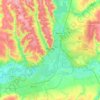 городской округ Курск地形图、海拔、地势