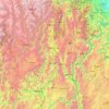 凉山彝族自治州地形图、海拔、地势