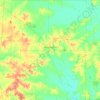 Hamilton County地形图、海拔、地势