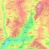 临汾市地形图、海拔、地势