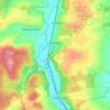 Klengen地形图、海拔、地势