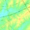 南仓村地形图、海拔、地势