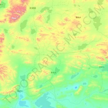 多玛乡地形图、海拔、地势