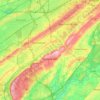 Vestavia Hills地形图、海拔、地势