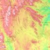 Park County地形图、海拔、地势