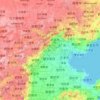 河北省地形图、海拔、地势