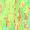 White Pine County地形图、海拔、地势