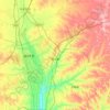 青云镇地形图、海拔、地势