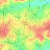 Warminster Township地形图、海拔、地势