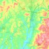 Center Township地形图、海拔、地势
