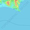 御前崎市地形图、海拔、地势
