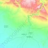 库勒拜镇地形图、海拔、地势