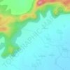 Bandu地形图、海拔、地势