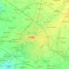 布哈拉地形图、海拔、地势