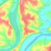 Forsyth地形图、海拔、地势