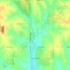 Springfield地形图、海拔、地势